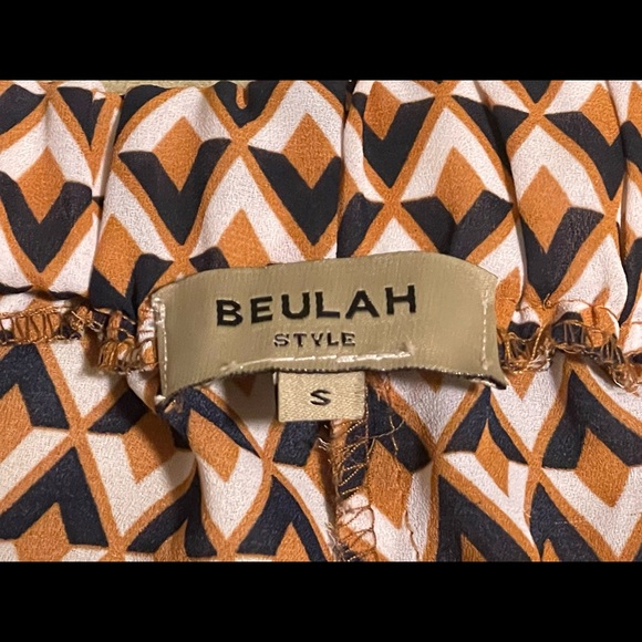 Beulah XS Wide-Legged Print Gaucho Pants - Picture 2 of 2